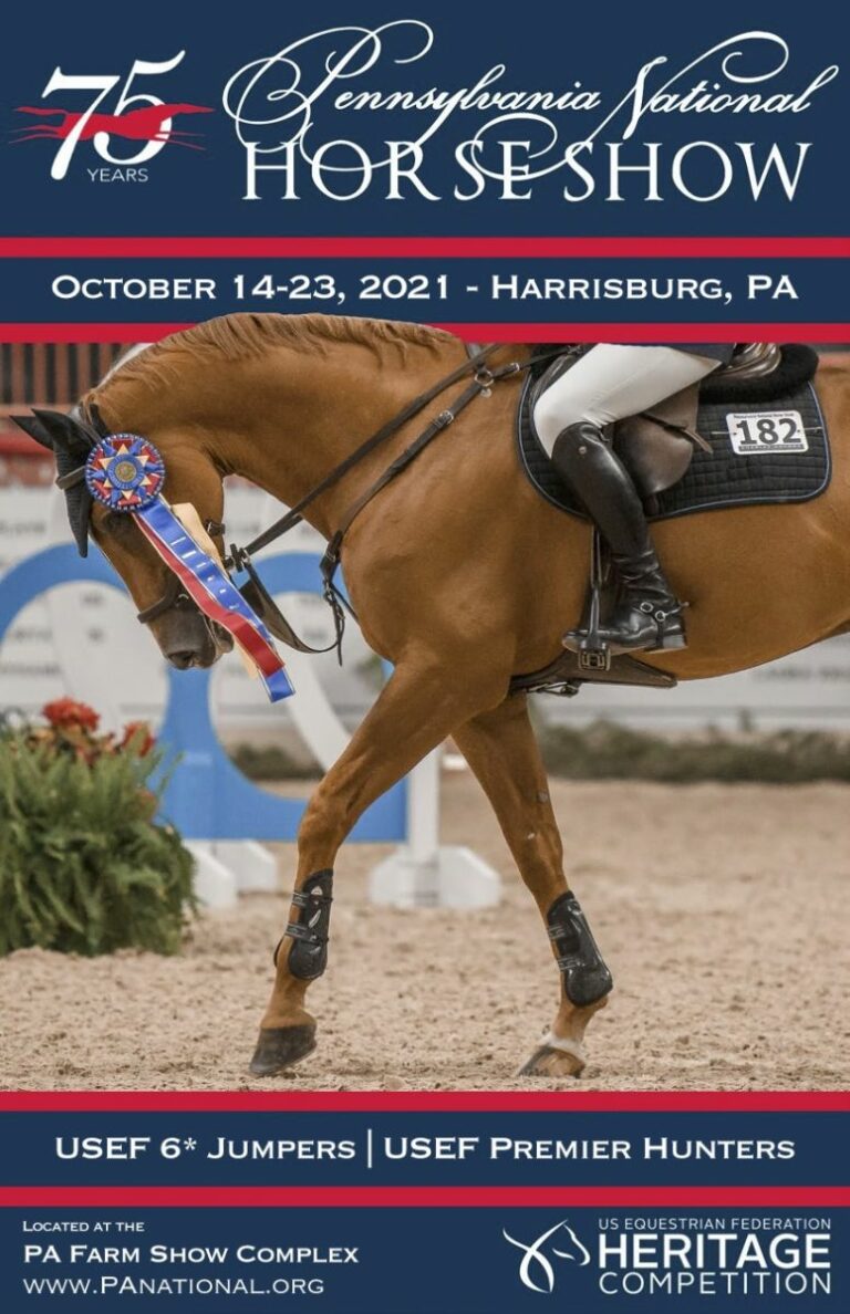 2021 PENNSYLVANIA NATIONAL HORSE SHOW PRIZE LIST NOW AVAILABLE PA